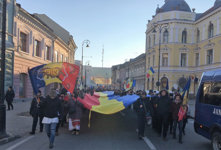 Centenáriumi román nemzeti ünnep Sepsiszentgyörgyön